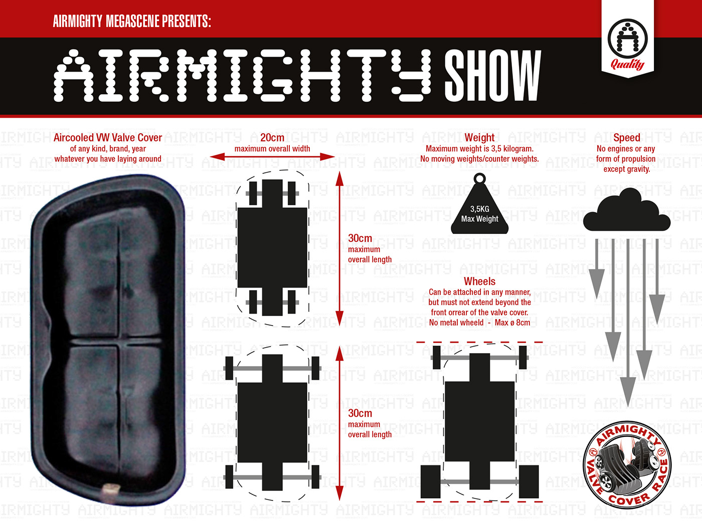 AirMighty Valve Cover Race Rules